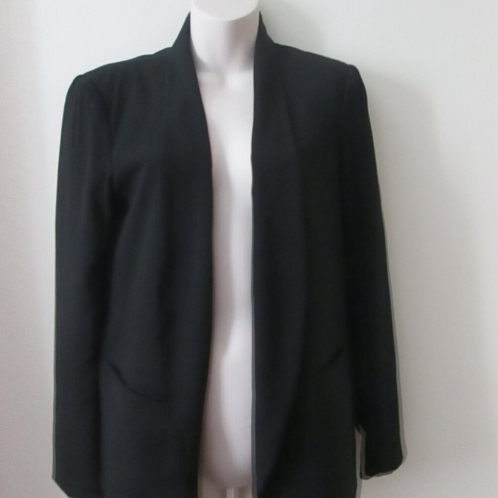 Women's H&M Black Blazer Jacket Casual Business  - Size 8